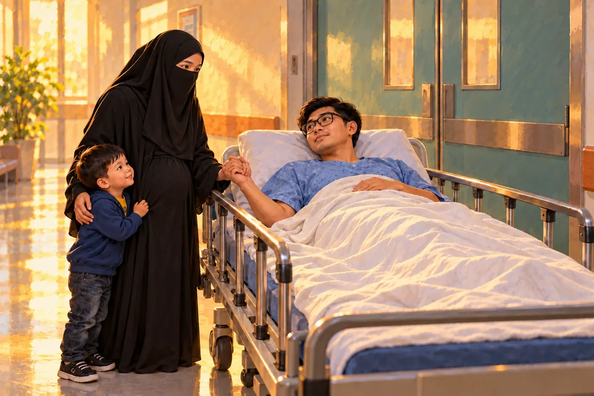 Sekitar pukul delapan pagi, saya meminta doa sebelum memasuki ruang operasi.